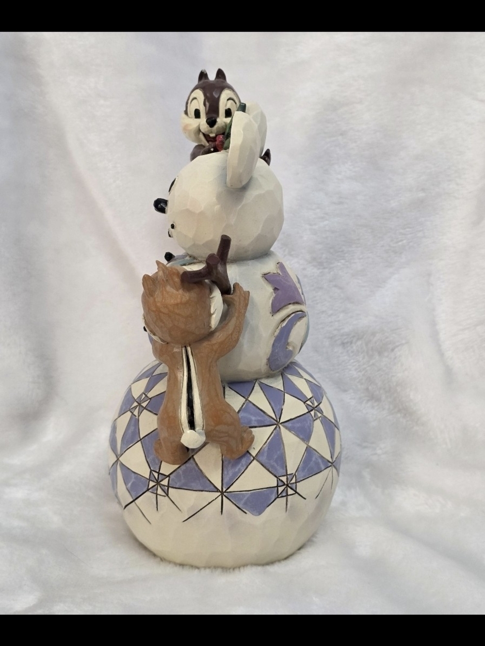 Jim Shore Disney Traditions Chip and Dale "Woodland Winter Wonderland" Figurine - Picture 10 of 12